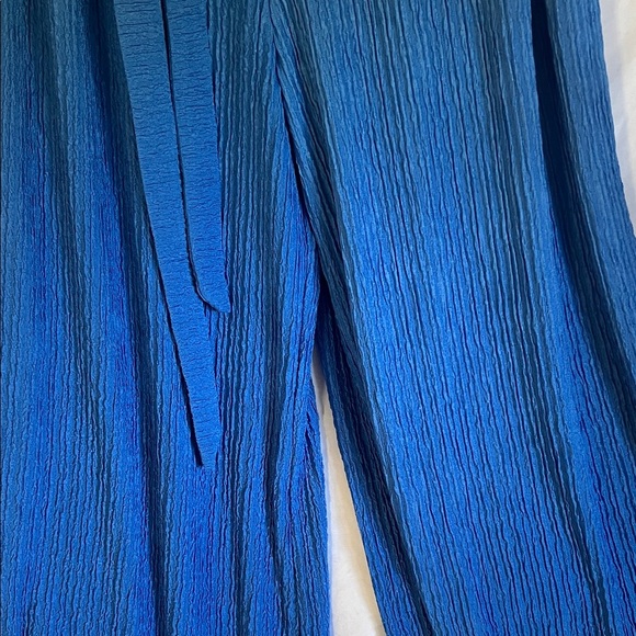 Elegant Blue Strapless Jumpsuit Plus Size 3X - Picture 2 of 12